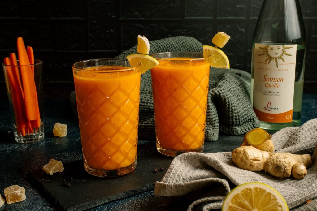 Karotten-Orangen-Smoothie mit Ingwer Rezept